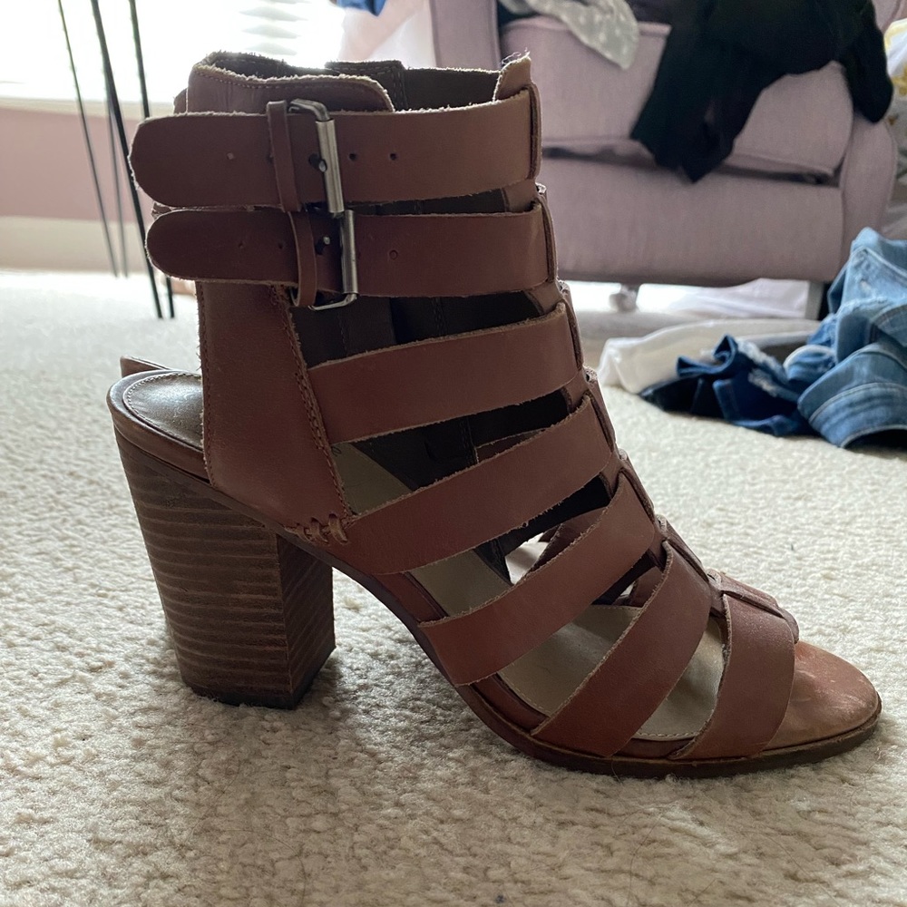 Brown Vince Camuto Gladiator Heels